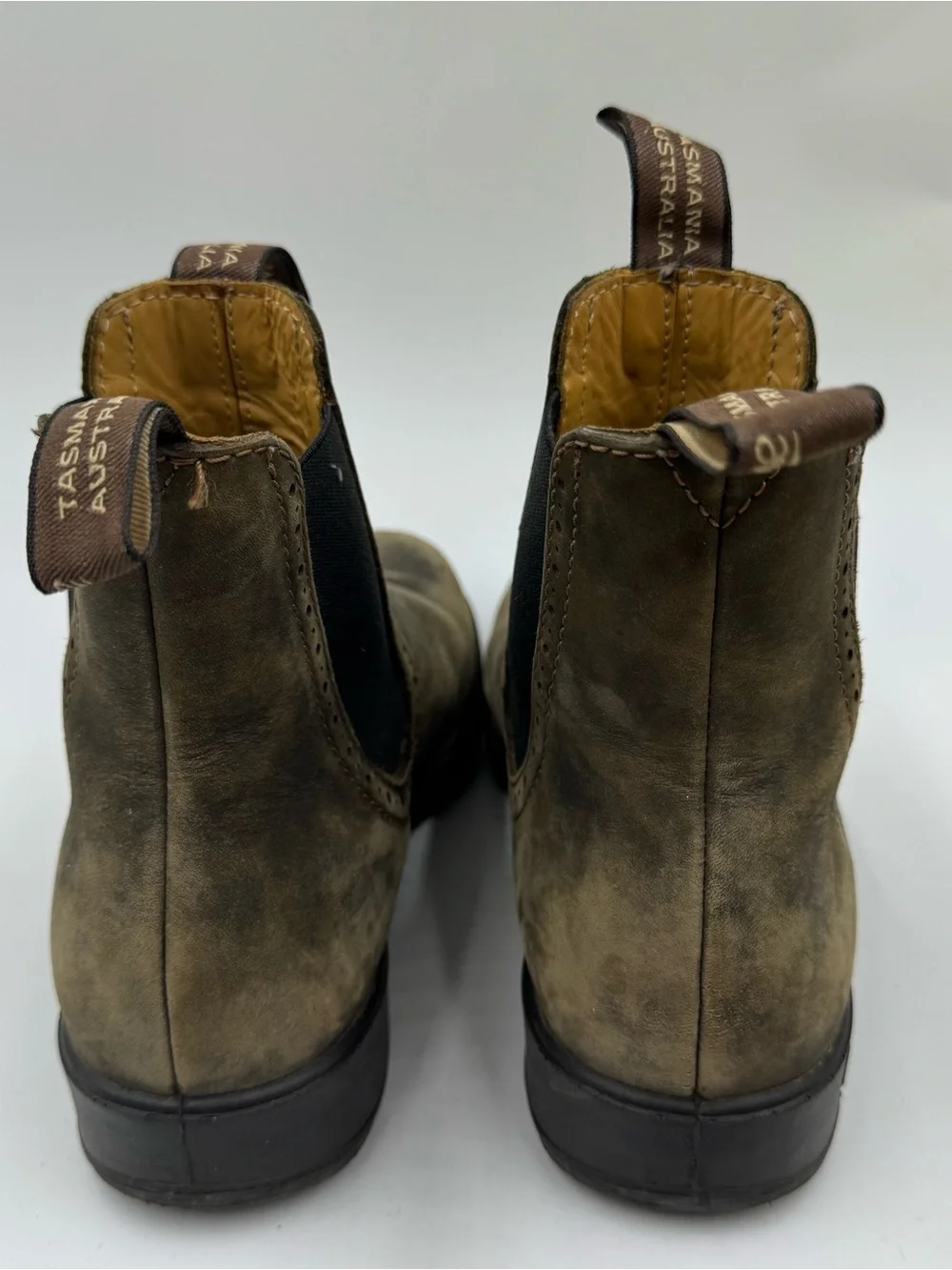 Blundstone Men's Chelsea Boots — Olive Brown